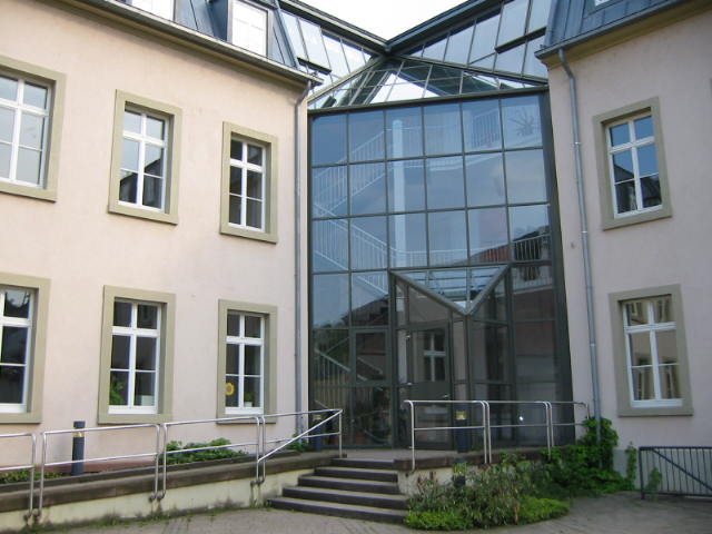 Eingangsbereich des Nebengebäudes Bahnhofstraße 4a